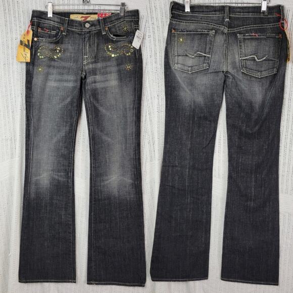 NWT 7 For All Mankind Limited Edition Great China Wall Jeans Sz 29